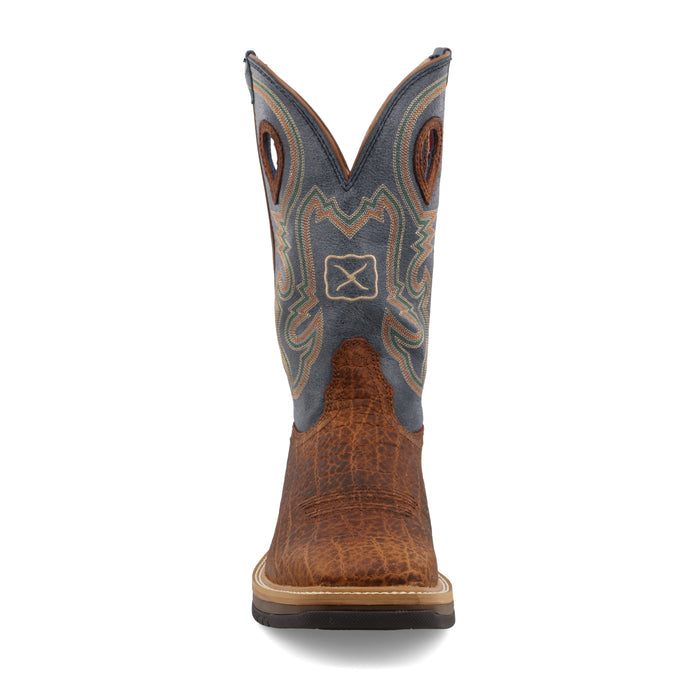 12" Horseman - Distressed Saddle & Peacock