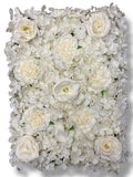 15''x24'' Hydrangea/Rose/Peony Wall Panel ( INT1012-Beige )