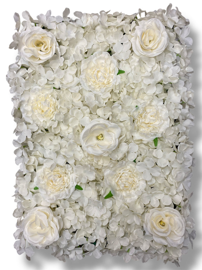 15''x24'' Hydrangea/Rose/Peony Wall Panel ( INT1012-Beige )