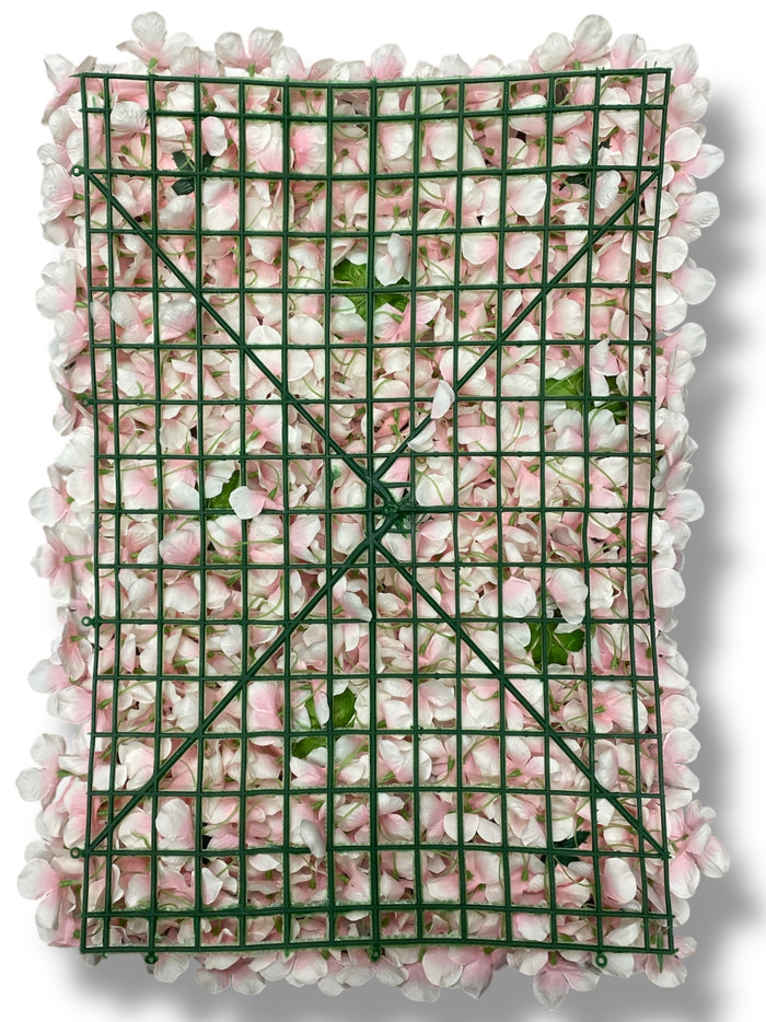 15''x24'' Hydrangea/Rose/Peony Wall Panel ( INT1012-Light Pink )
