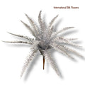 17'' Glitter Fern Bush ( 195270-Silver )