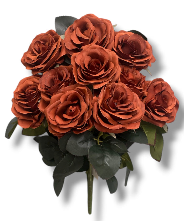 17.5'' Deluxe Rose Bush ( B1024N-#26 Brown ) AN10004
