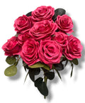 17.5'' Deluxe Rose Bush ( B1024N-#28 New Fushia ) AN10004