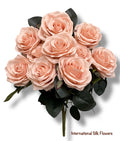 17.5'' Deluxe Rose Bush ( B1024N-#9 Dusty Mauve ) An10004