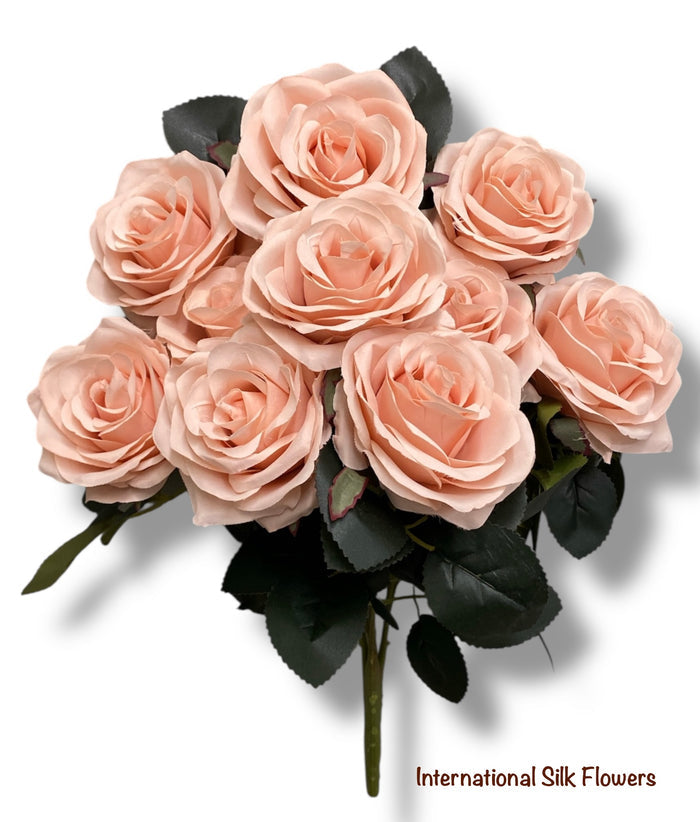 17.5'' Deluxe Rose Bush ( B1024N-#9 Dusty Mauve ) An10004