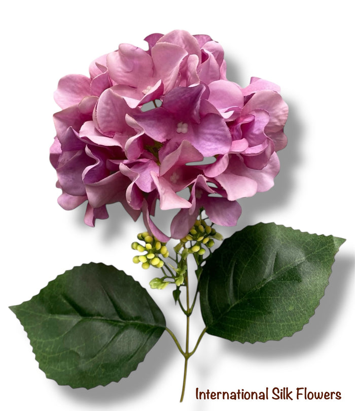 18'' Pongee Hydrangea Bush ( INT24007-#2 Purple )