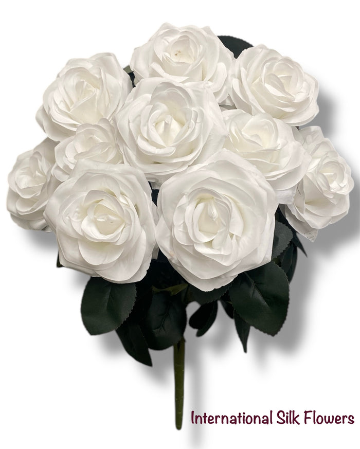 19'' Deluxe Rose Bush ( B1024N- #1White ) AN10004