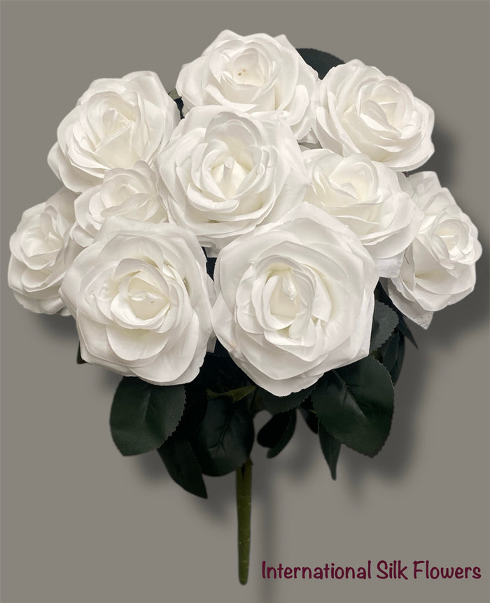 19'' Deluxe Rose Bush ( B1024N- #1White ) AN10004