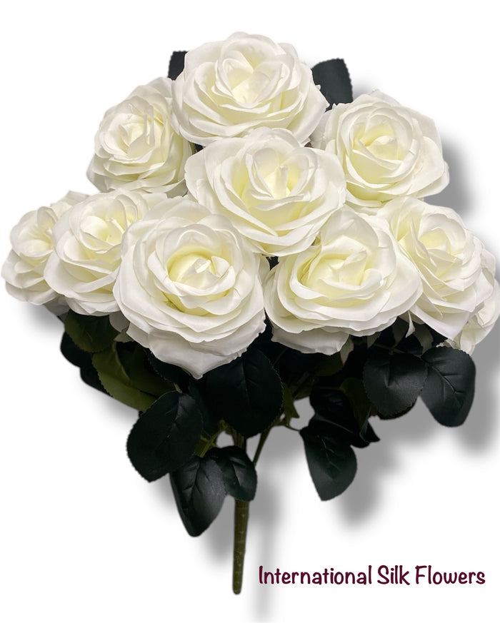 19'' Deluxe Rose Bush ( B1024N- #2Cream ) AN10004