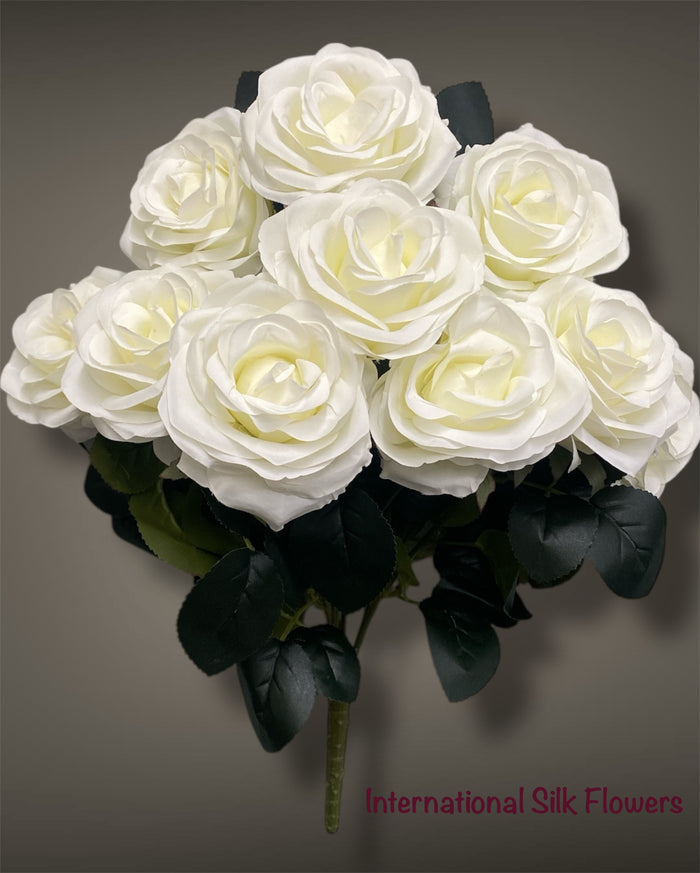 19'' Deluxe Rose Bush ( B1024N- #2Cream ) AN10004