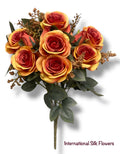 19'' Open Rose Bush ( 23653-Orange ) TY1305