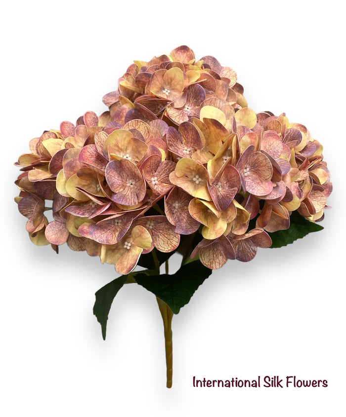 20'' Real Touch Hydrangea Bush ( INT002-#5 Coffee )( J05013 )
