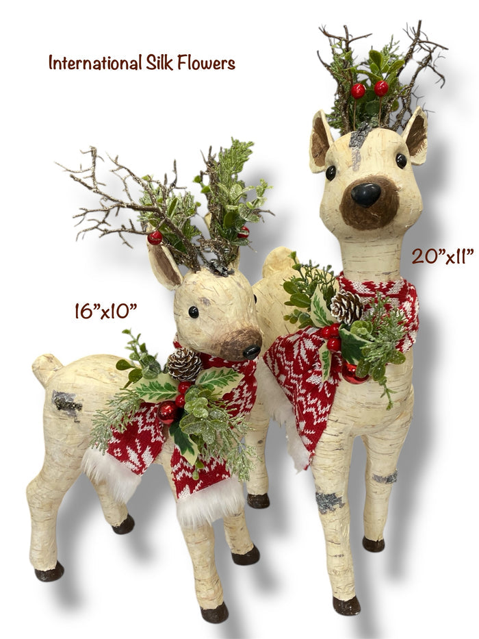 20'' x 11'' Deer ( 260326-WH )