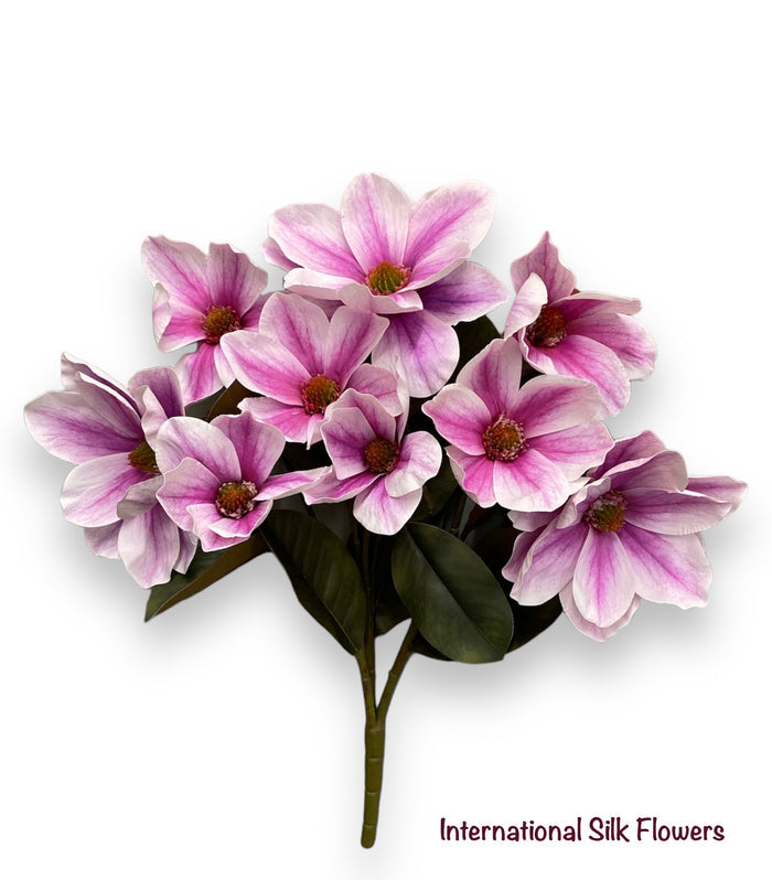 21'' Real Touch Magnolia Bush ( INT1034-Cream Lavender )
