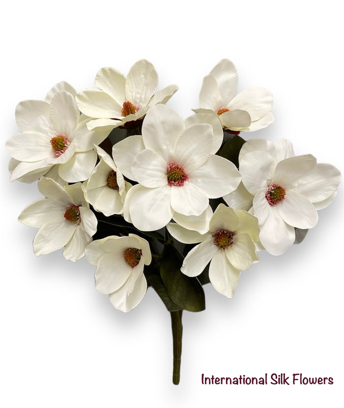 21'' Real Touch Magnolia Bush ( INT1034-Cream )