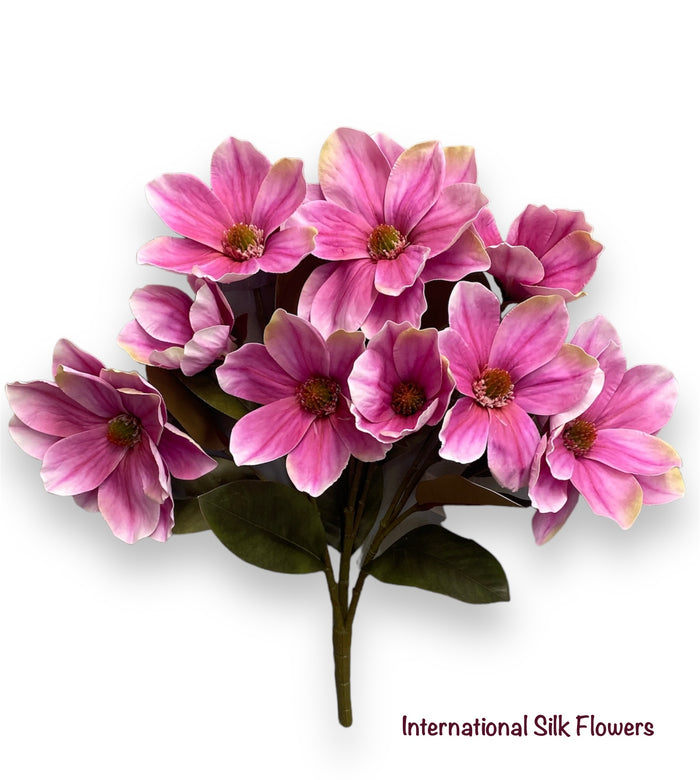21'' Real Touch Magnolia Bush ( INT1034-Fuchsia )