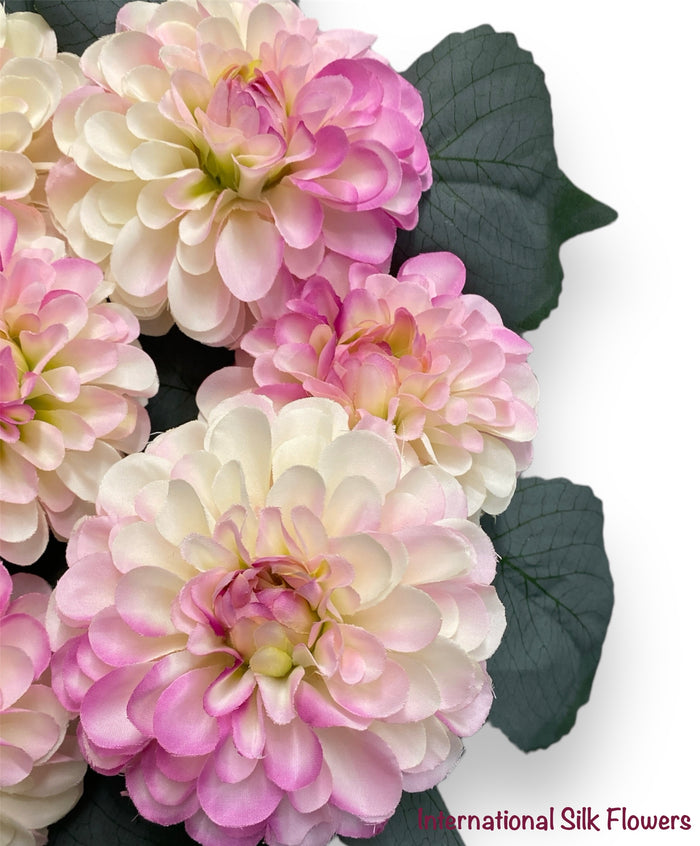 23'' Dahlia Bush ( INT010-#4 Cream Lavender )