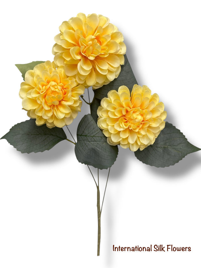23'' Dahlia Bush ( INT010-Yellow )