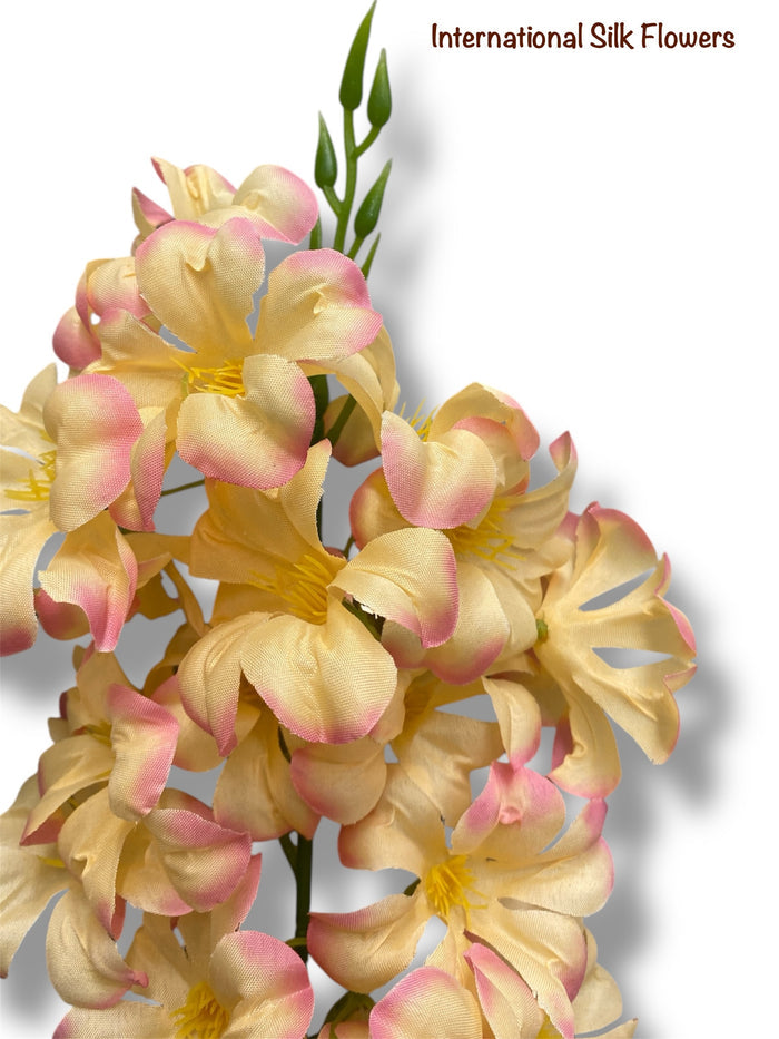 28.5'' Delphinium Bush ( INT7007-#14 Cream Pink )