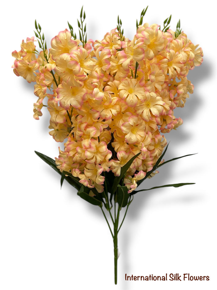 28.5'' Delphinium Bush ( INT7007-#14 Cream Pink )