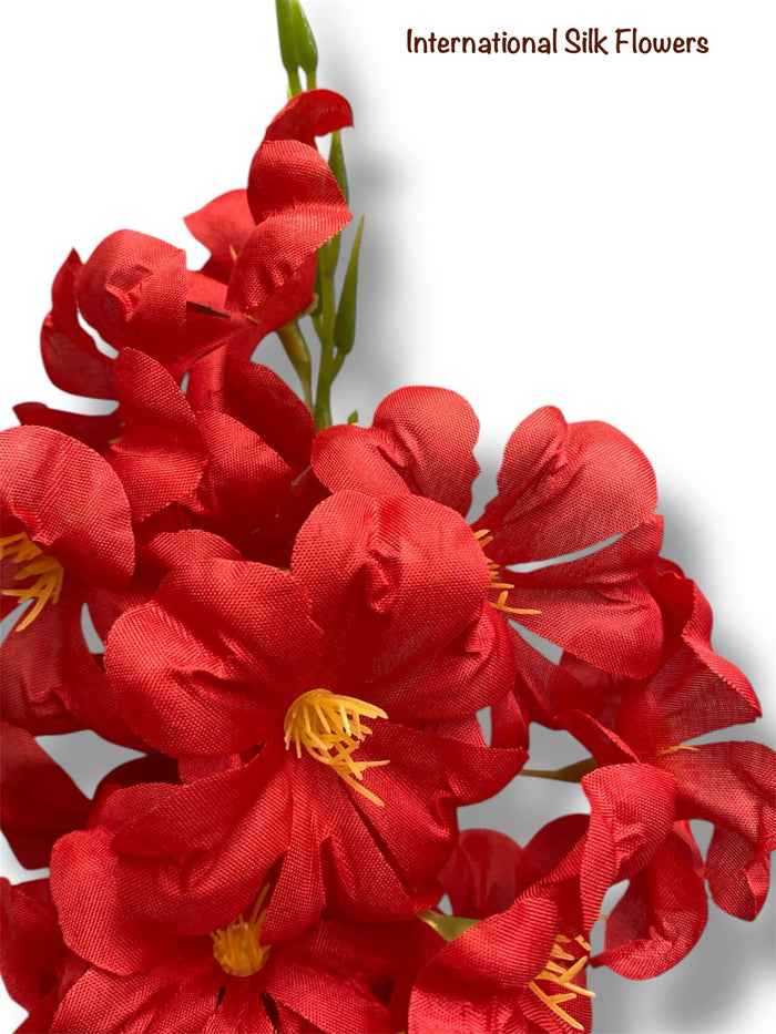 28.5'' Delphinium Bush ( INT7007-#3 Red )