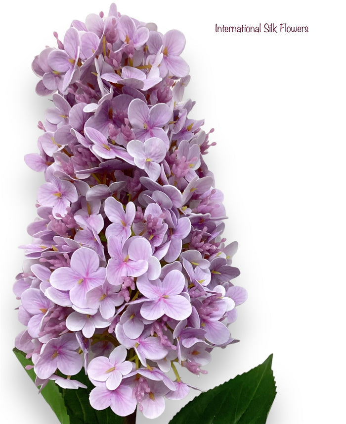 32.5" Real Touch Cone Hydrangea Spray  ( FSH206-Lavender ) INT206-#2 Lavender