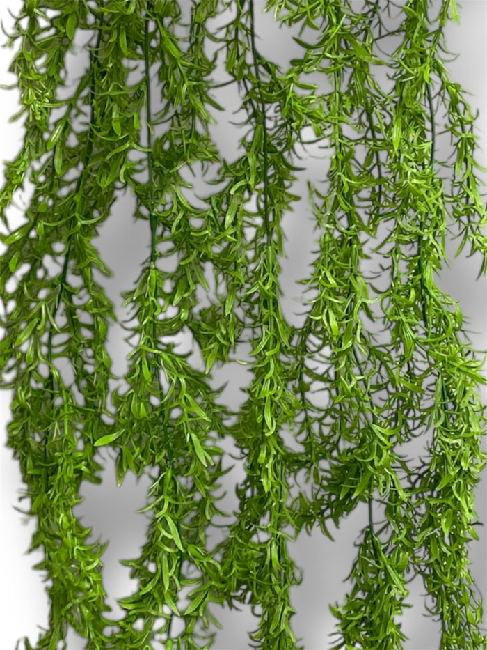 45''  Plastic Green Leaves hanging Bush ( INT24712 )