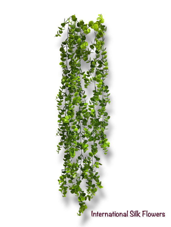 45''  Plastic Green Leaves hanging Bush ( INT24714 )