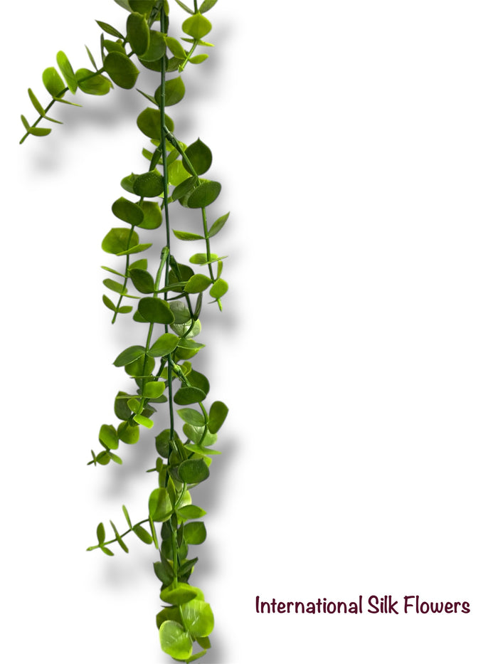 45''  Plastic Green Leaves hanging Bush ( INT24714 )