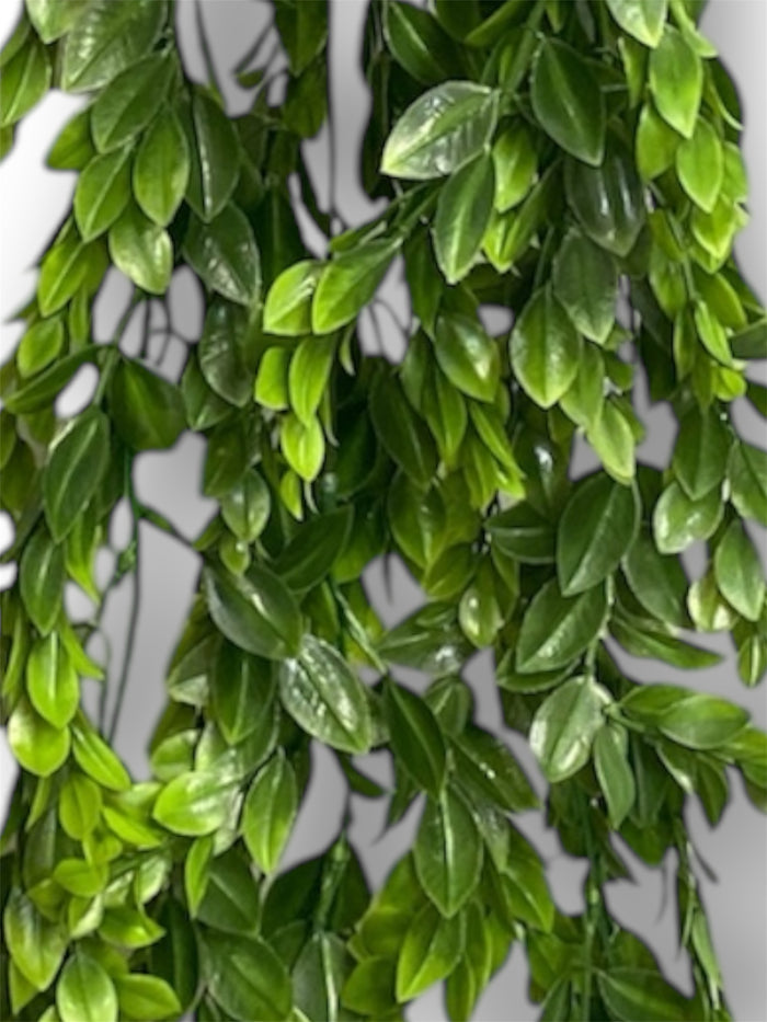 45''  Plastic Green Leaves hanging Bush ( INT24722-F )