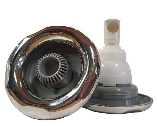 5 Directional Jet Stainless Steel - Waterways Scallop Grey