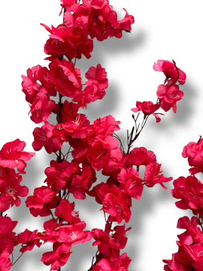 51" Faux Cherry Blossom Spray ( INT009-New Fuchsia  ) SS009