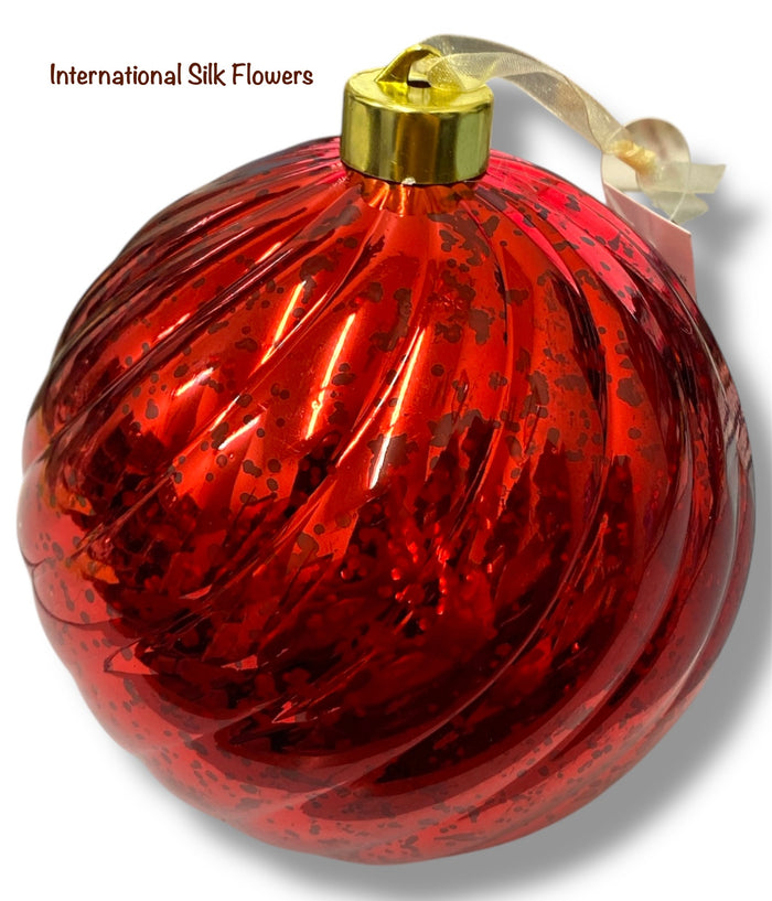 5.9'' Ball Ornament ( 259100-Red )
