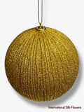 8'' Ball Ornament ( 206323-Gold )