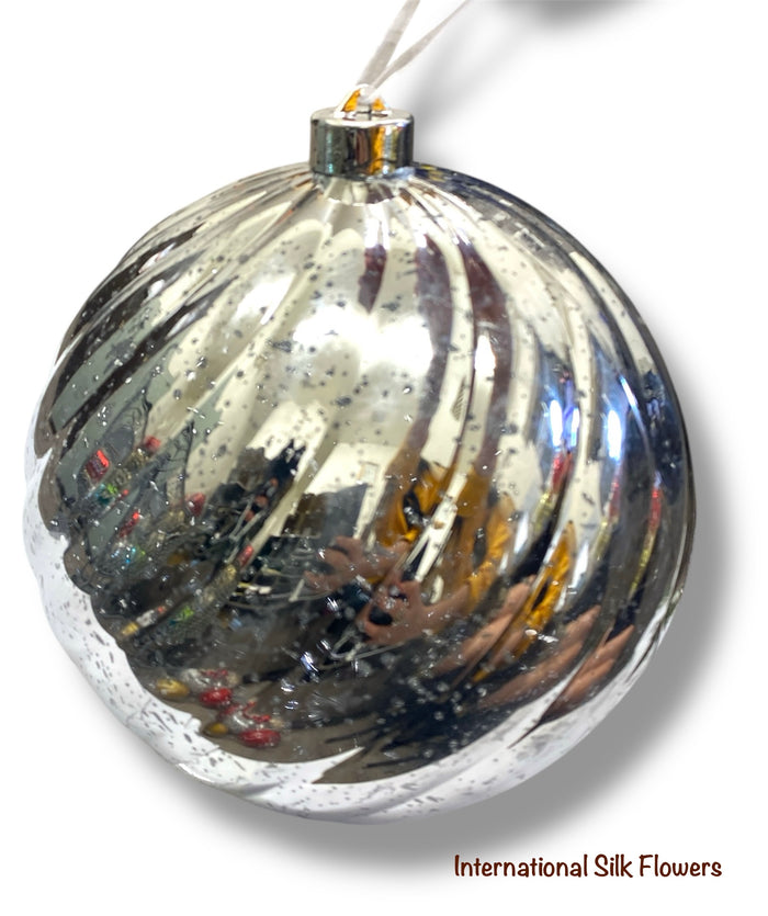 8'' Ball Ornament ( 259099-Silver )