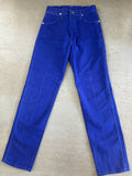 Wrangler Cowboy Cut Jeans-Women’s 7x32 Navy Blue