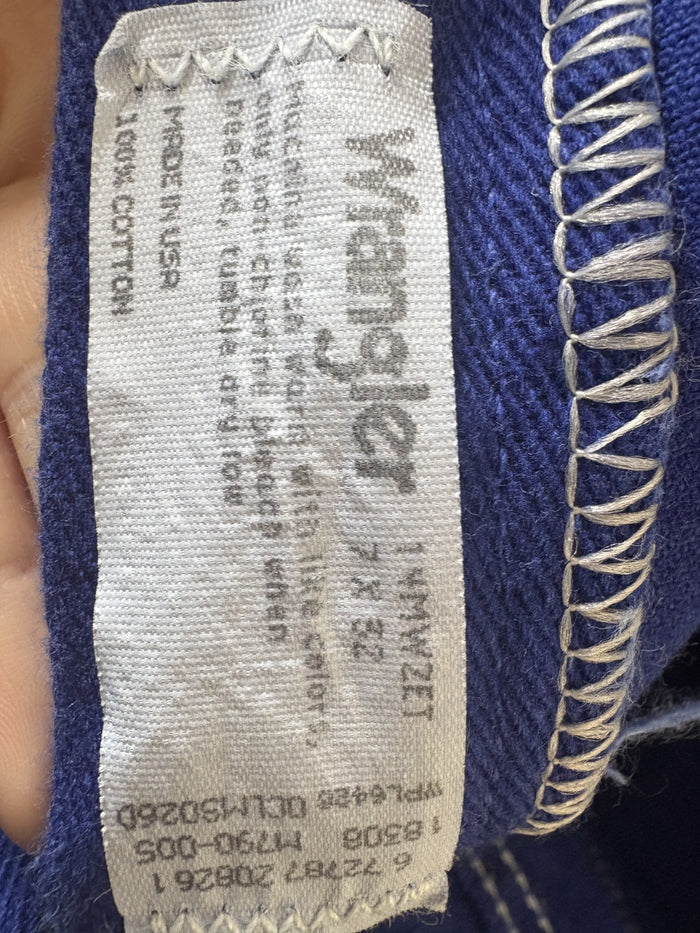 Wrangler Cowboy Cut Jeans-Women’s 7x32 Navy Blue