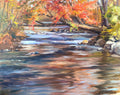 autumn reflections Heiner Hertling Oil Painting Plein Air