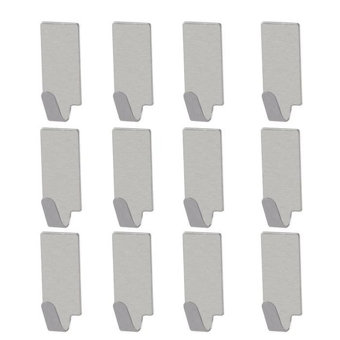 Adhesive Stainless Steel Towel Hooks Towel Racks Wall Hooks for Kitchen Bathroom