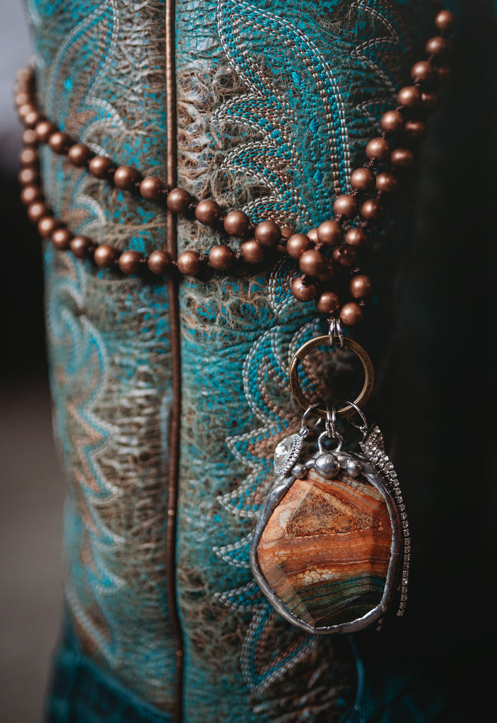 Agate and Jasper Necklace