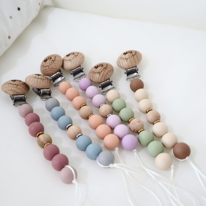 Amber Pacifier Clip + FRIGG Pacifier – Amber Design