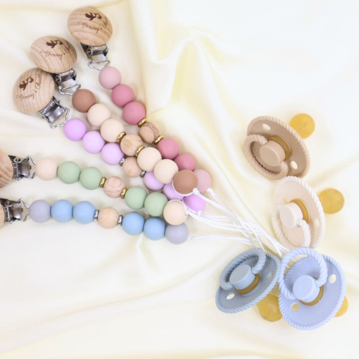 Amber Pacifier Clip + FRIGG Pacifier – Amber Design