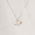 Dainty Sterling Silver Botanical Necklace
