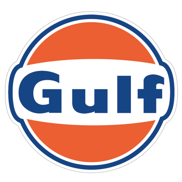 Automotive Gas & Oil - Gulf-Style - Vinyl Decal / Sticker - ZSPEC Design LLC - Hardware Fasteners - Decal, ford, fox, lifestyle, mustang, s197, s550, sticker - zspecdesign.com
