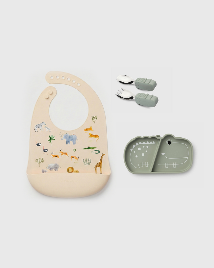 Baby Learning & Feeding Bundle - Alligator