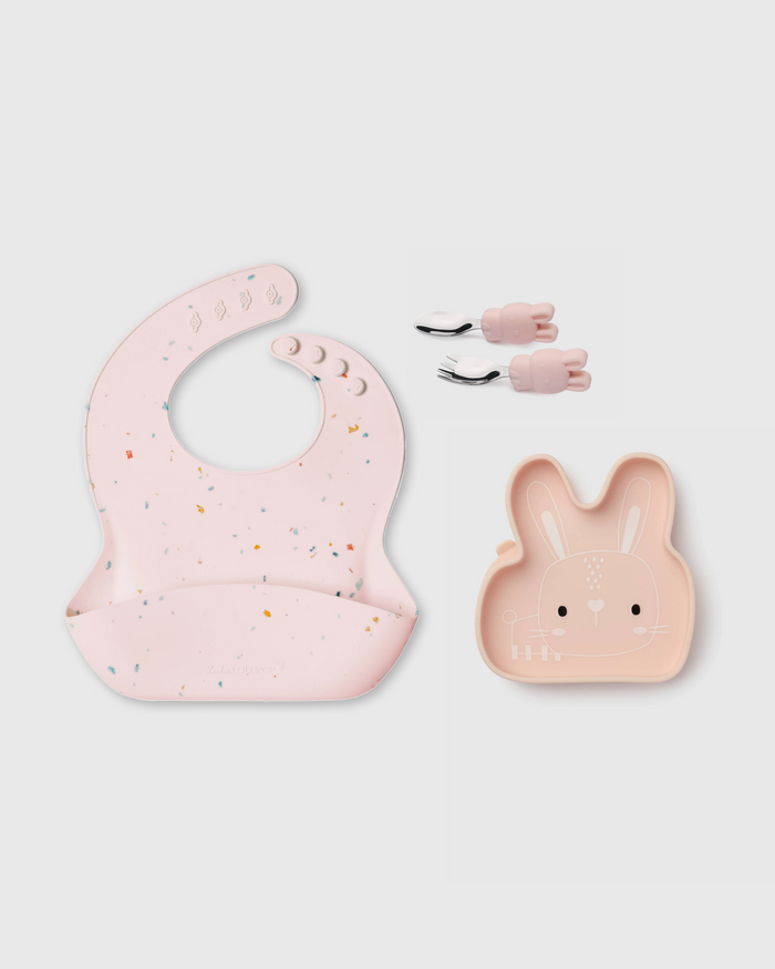Baby Learning & Feeding Bundle- Bunny