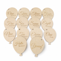 Baby Milestone Cards – Balloon Design