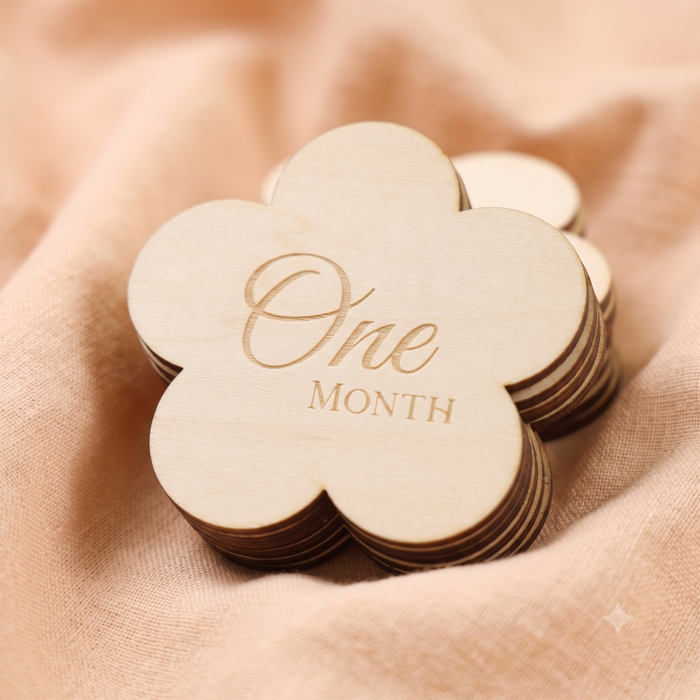 Baby Milestone & Name Card Set – Secret Garden