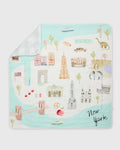 Baby Muslin Quilt in Tanboocel® Bamboo Viscose - New York City