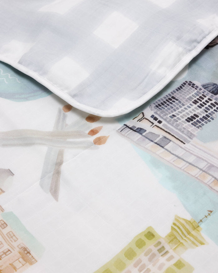 Baby Muslin Quilt in Tanboocel® Bamboo Viscose - Vancouver